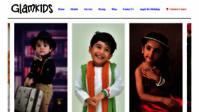 What Glamkids.in website looked like in 2020 (3 years ago)