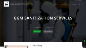 What Ggmservices.in website looked like in 2020 (3 years ago)