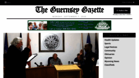 What Guernseygazette.com website looked like in 2020 (3 years ago)
