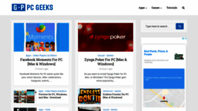 What Geeksforpc.com website looked like in 2020 (3 years ago)