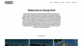 What Grouparch.net website looked like in 2020 (3 years ago)