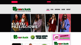 What Greenluck.pl website looked like in 2020 (3 years ago)