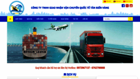 What Goldensealogistics.com website looked like in 2020 (3 years ago)
