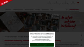 What Gonis.de website looked like in 2020 (3 years ago)