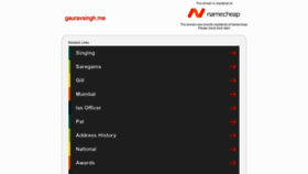 What Gauravsingh.me website looked like in 2020 (3 years ago)