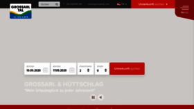 What Grossarltal.info website looked like in 2020 (3 years ago)