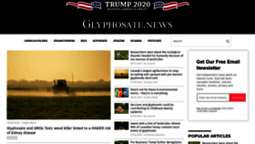 What Glyphosate.news website looked like in 2020 (3 years ago)