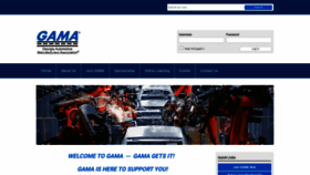 What Gama-georgia.org website looked like in 2020 (3 years ago)