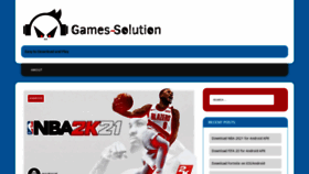 What Games-solution.com website looked like in 2020 (3 years ago)