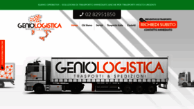 What Geniologistica.it website looked like in 2020 (3 years ago)
