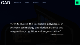 What Gadarchitecture.com website looked like in 2020 (3 years ago)