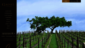 What Gaineyvineyard.com website looked like in 2020 (3 years ago)