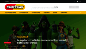 What Gameeting.com website looked like in 2020 (3 years ago)