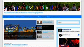 What Games4family.de website looked like in 2020 (3 years ago)