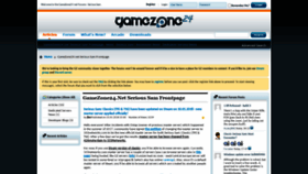 What Gamezone24.net website looked like in 2020 (3 years ago)
