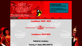What Gaudianer.de website looked like in 2020 (3 years ago)