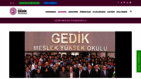 What Gedikmyo.edu.tr website looked like in 2020 (3 years ago)