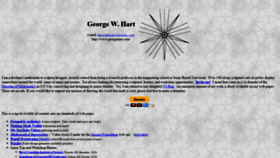 What Georgehart.com website looked like in 2020 (3 years ago)