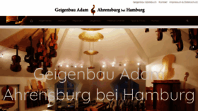 What Geigenbau.com website looked like in 2020 (3 years ago)