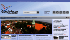 What Gemeindeganderkesee.de website looked like in 2020 (3 years ago)