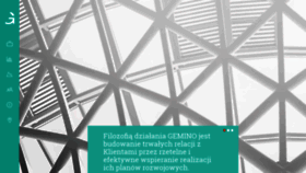 What Gemino.pl website looked like in 2020 (3 years ago)