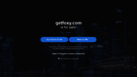 What Getfoxy.com website looked like in 2020 (5 years ago)