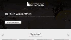 What Getraenkeservice-muenchen.com website looked like in 2020 (3 years ago)