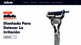 What Gillette.com.co website looked like in 2020 (3 years ago)