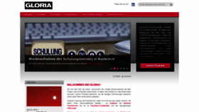 What Gloria.de website looked like in 2020 (3 years ago)
