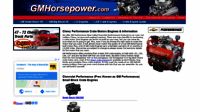 What Gmhorsepower.com website looked like in 2020 (3 years ago)