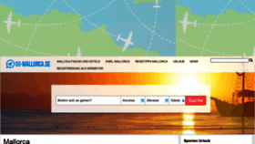 What Go-mallorca.de website looked like in 2020 (3 years ago)