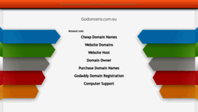 What Godomains.com.au website looked like in 2020 (3 years ago)