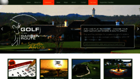 What Golfinthegardenroute.com website looked like in 2020 (3 years ago)