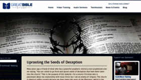 What Greatbiblestudy.com website looked like in 2020 (3 years ago)