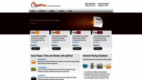 What Gotfax.com website looked like in 2020 (3 years ago)