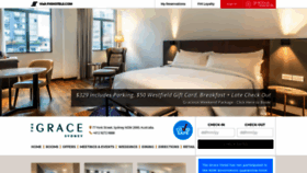 What Gracehotel.com.au website looked like in 2020 (3 years ago)