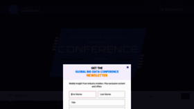 What Globalbigdataconference.com website looked like in 2020 (3 years ago)