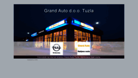 What Grandauto.ba website looked like in 2020 (3 years ago)