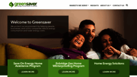 What Greensaver.org website looked like in 2020 (3 years ago)