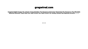 What Gregwired.com website looked like in 2020 (3 years ago)
