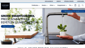 What Grohe.hu website looked like in 2020 (3 years ago)