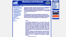 What Grosswuchs.de website looked like in 2020 (3 years ago)