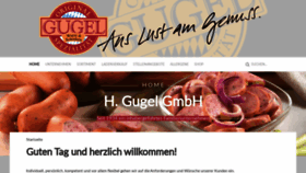 What Gugel.de website looked like in 2020 (6 years ago)