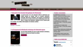 What Guerande-infos.net website looked like in 2020 (3 years ago)