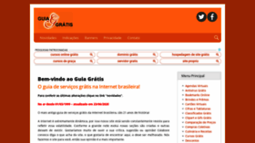 What Guiagratis.com.br website looked like in 2020 (3 years ago)