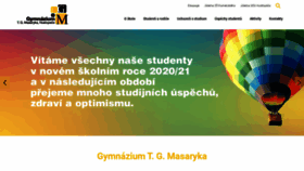 What Gymhust.cz website looked like in 2020 (3 years ago)