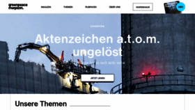 What Greenpeace-magazin.de website looked like in 2020 (3 years ago)