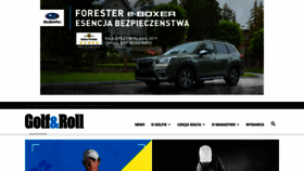 What Golfandroll.pl website looked like in 2020 (3 years ago)