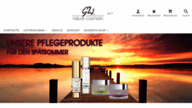 What Gwcosmeticshop.de website looked like in 2020 (3 years ago)