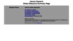 What Graner.net website looked like in 2020 (3 years ago)